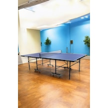 Dynamic Delux Lite Indoor Masa Tenisi Masası - 16mm 2 Raket 3 Top Ağdemir Set