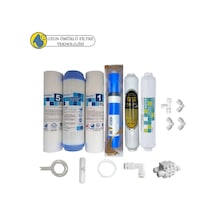 Purefer Açık Kasa Çift Sedimentli Sertifikalı 6li Vontron Helixfil Yüksek Tds Mebran B12 Alkalili