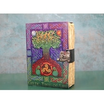 Hayat Ağacı Deri Defter Model 1
