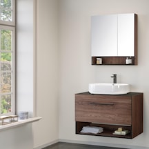 Orka Knidos 90 Cm Mdf Navaro Banyo Dolabı Takımı Çok Renkli