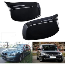 Bmw E60 5.seri 2004-2010 Plastik Siyah Batman Ayna Kapagı