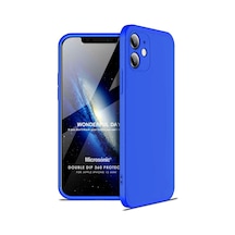 Microsonic Apple Uyumlu iPhone 12 Mini Kılıf Double Dip 360 Protective