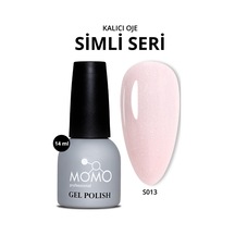 Momo Professional Kalıcı Oje S013 Simli Uçuk Pembe 14 Ml