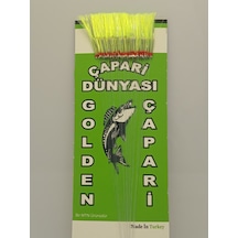 Golden 50 İğneli İstavrit Kösteği 8 No Beyaz İğne -0,20 Mm -0,22 Mm Köstek Yeşil-fosfor