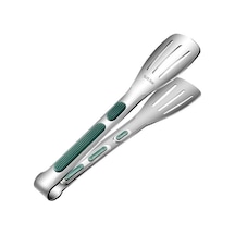 304 Çelik 23 Cm Silver Mutfak Biftek Barbekü Ve Ekmek Maşası Cin627
