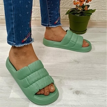 Akınalbella 406 Mint Yeşili Hafif Rahat Günlük Havuz Plaj Kadın Terliği 001