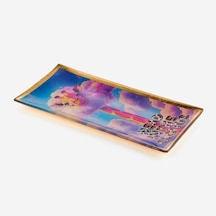 Mavi Cam Dream Giraffe Dekoratif Tabak 10x0,8x21 Cm