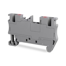 Tbloc Pft2.5-gr ,gri 2.5mm Baskılı Ray Klemens