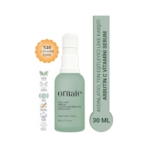 Aydınlatıcı Renk Tonu Eşitleyici Leke Karşıtı C Vitamini Arbutin Serum Ascorbic Acid 10 + 0.5 Fer.