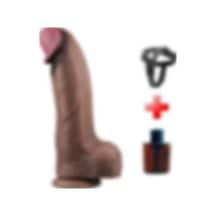 Odins Shop Belden Bağlamalı 33 CM Realistik Melez Dildo 411064B