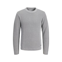 Jack & Jones Jjedover Knıt Crew Neck Sn Gri