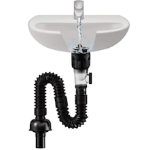 Mutfak Ve Banyo İçin Koku Ve Tıkanma Önleyici Lavabo Gider Borusu