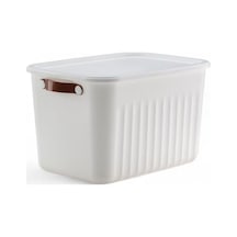 Düzenleyici Kapaklı Kutu, Beyaz Renk, 15 Litre Hacim 0