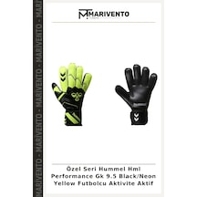 Marivento Özel Seri Hummel Hml Performance Gk 9.5 Black/neon Yellow Futbolcu Aktivite Aktif Çok Renkli