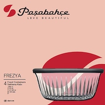 Paşabahçe Frezya Saklama Kabı 330 Cc 4'lü 5 Adet Çok Renkli