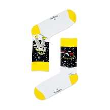 Carnaval Socks Sağlı Sollu Astronot Temalı Soket Çorap Renkli