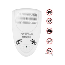 Lı-3110 Ultrasonik Elektronik Sıçan Kurtlayıcı Ev Akıllı Böcek Kovucu Beyaz , Boyut:abd Fişi Beyaz