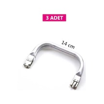 Gizli Metal Çanta Bursu 3 Adet - 14 Cm - Metal Çanta Aparatı Çanta Aksesuarı Renkli