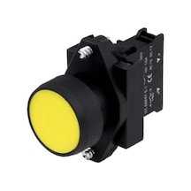 Siemens 3sb6110-0ab30-1ba0 Buton Komple Yaylı Plastik Sarı 1no