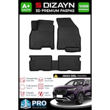 S-dizayn Chery Tiggo 8 Pro 3d Pro Havuzlu Paspas 2022 Üzeri A+ Kalite