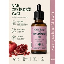 Minia Bahçe Soğuk Sıkım Sabit Yağ Nar Çekirdeği Yağı 30 ML
