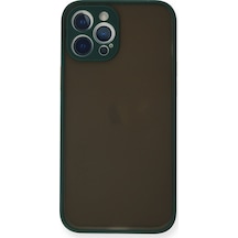 Apple iPhone Uyumlu   12 Pro Kılıf Montreal Silikon Kapak - Yeşil