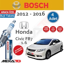 Bosch Honda Civic Fb7 1.6 Çift İridyum 2012-2016 Buji Takımı