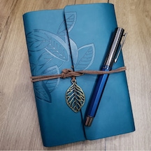 Hediyelik Mavi Küçük Boy Defter Mavi