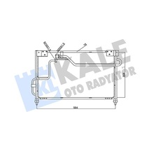 Kale Klıma Radyatoru Mazda 626 1.8 2.0 1992-1997 Klr-387200