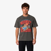 Market Ballin Bobcat Erkek Siyah T-shirt Ss0579 2800282