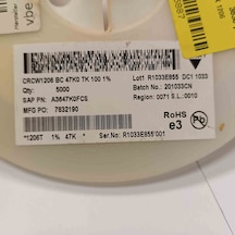 Crcw1206bc47k0tk100 47k 1206 Vıshay Smd Direnç 715 Adet