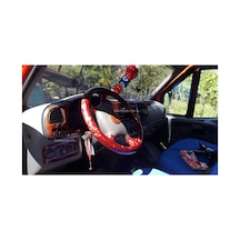 Ford Transit 1999-2002 8 Parça Torpido Kaplama Renk Kuş Gözü Maun