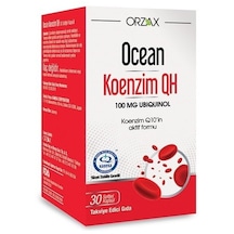 Ocean Koenzim Qh 100 Mg Ubikinol 30 Softjel Kapsül