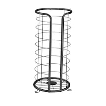 Suntek Tuvalet Kağıdı Tutucu Standı Çok İşlevli Depolama Siyah