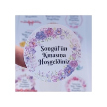 İsimli Yuvarlak Etiket - 6 Cm Çapında - 100'lük Paket - Model 05