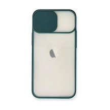 Apple İphone 11 Kılıf Palm Buzlu Kamera Sürgülü Silikon Darbeye Dayanıklı Tam Uyumlu
