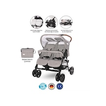 Lorelli Twin İkiz Bebek Arabası Cool Grey