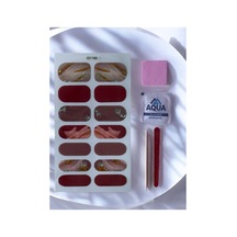 Jelüx Palette Pastel Renkli Yapışkan Tam Kaplama Jel Tırnak Seti Bakım Kiti İle 5 Boy 14 Adet 19134069
