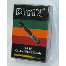 Riyin Gkk1 Standart Bb Klarnet Kamışı No: 1.0 Başlangıç - 10'lu Paket Si Bemol Klarnet İçin Uygun Başlangıç Ve Ekonomik Paket