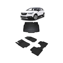Opel Crossland  2017+ 4.5D Sahler Paspas 3D Rizline Bagaj Havuzu Siyah
