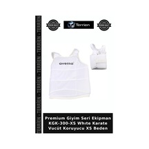 Premium Giyim Seri Ekipman Kgk-300-xs Whıte Karate Vucüt Koruyucu Xs Beden Beyaz