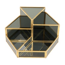 Suntek Banyo Için Makyaj Organizatör Masa Depolama Tutucu Siyah A Siyah