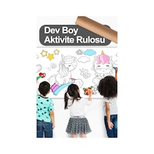 Melolisa Unicorn Temalı Bebek, Kreş Ve Çocuk Aktivite Ve Boyama Rulosu - Kids Coloring Roll