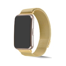 Butam Bilişim Huawei Watch Fit Uyumlu Krd-01 Metal Kordon-gold