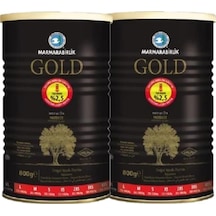 Marmarabirlik Gold 201-230 KB XL Siyah Zeytin Teneke 2 x 800 G