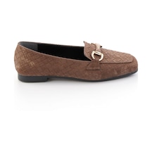 Bambi Kahve Kadın Loafer Ayakkabı K01641023071 Kahve
