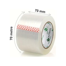 Tr Jokey Ambalaj Hotmelt Kuvvetli Geniş Koli Bandı Şeffaf En:70mm Metraj: 70metre 2.adet