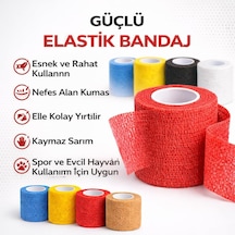6 Renk Elastik Bandaj Seti Çok Amaçlı Spor Ve Veteriner Bandajı, Esnek Destek Sargısı, Bilek Diz Ayak Ve Kas Koruyucu Bandı, Köpek Ve Kedi İçin Koruyucu Bandaj, Nefes Alabilir