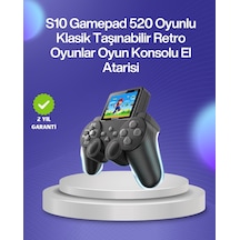 500 Oyunlu Nostaljik El Tipi Oyun Konsolu, Taşınabilir Şarjlı Cihaz, Renkli Ekran Ve Tv Destekli - Lisinya