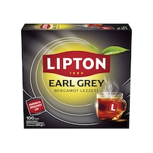 Lipton Earl Grey Bardak Poşet Çay 100'lü 200 G - 8 Adet Tarı